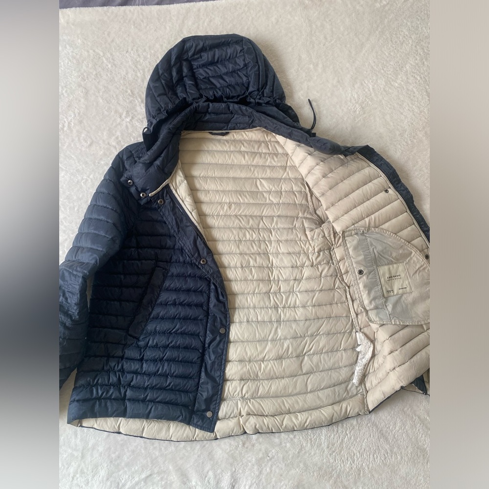 Zara Woman Jackets Size Medium Color Blue - Picture 4 of 11